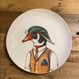 West Elm Dapper Animal Plate Mallard